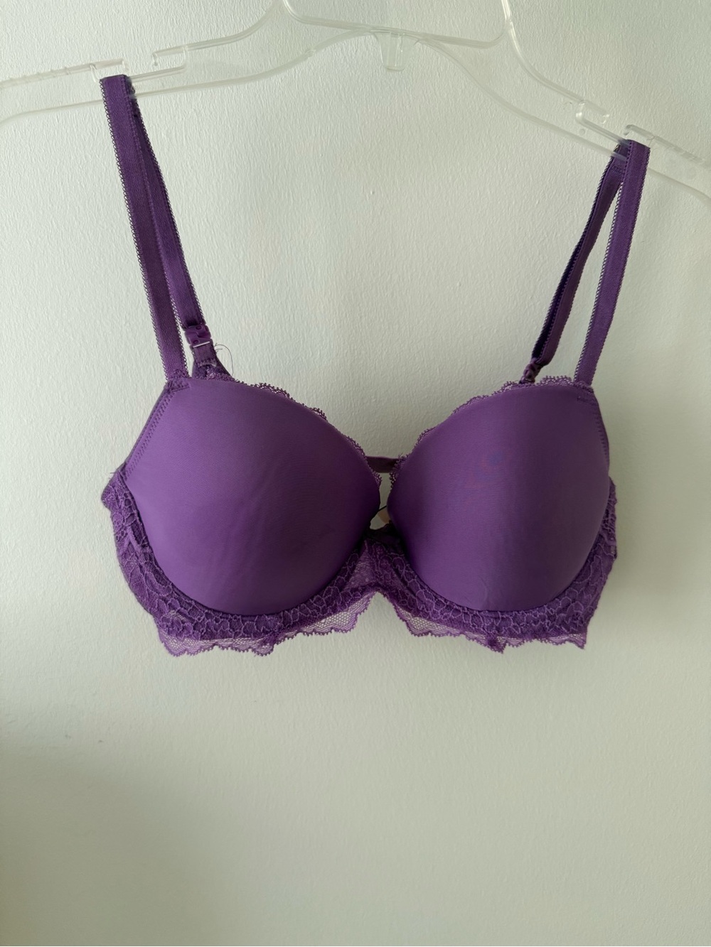 Victoria's Secret Purple Lace Push-Up Bra